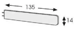 Unipuu lyhyt turvalaita 135 cm
