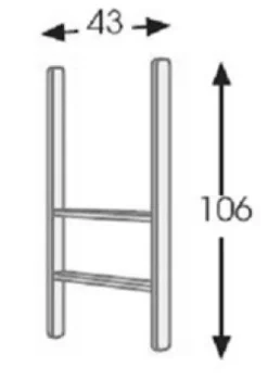 Unipuu pikkuparvitikkaat 106 cm