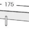 Unipuu pitkä turvalaita 175 cm