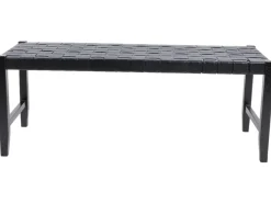 Valio penkki 120 cm satulavyöllä musta