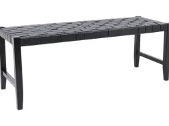 Valio penkki 120 cm satulavyöllä musta