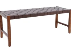 Valio penkki 120 cm satulavyöllä ruskea