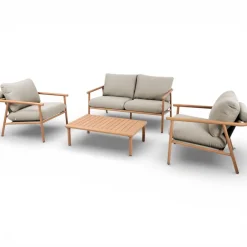 Vanamo terassin sohvasetti 2+1+1 beige